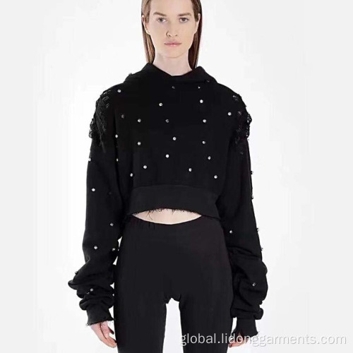 Knitted Vest Top High Quantity Women Short Coat Pure Manual Decoration Factory
